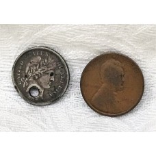 UNITED STATES OF AMERICA . ONE 1 DIME and ONE 1 CENT COIN . EARLY YEARS
